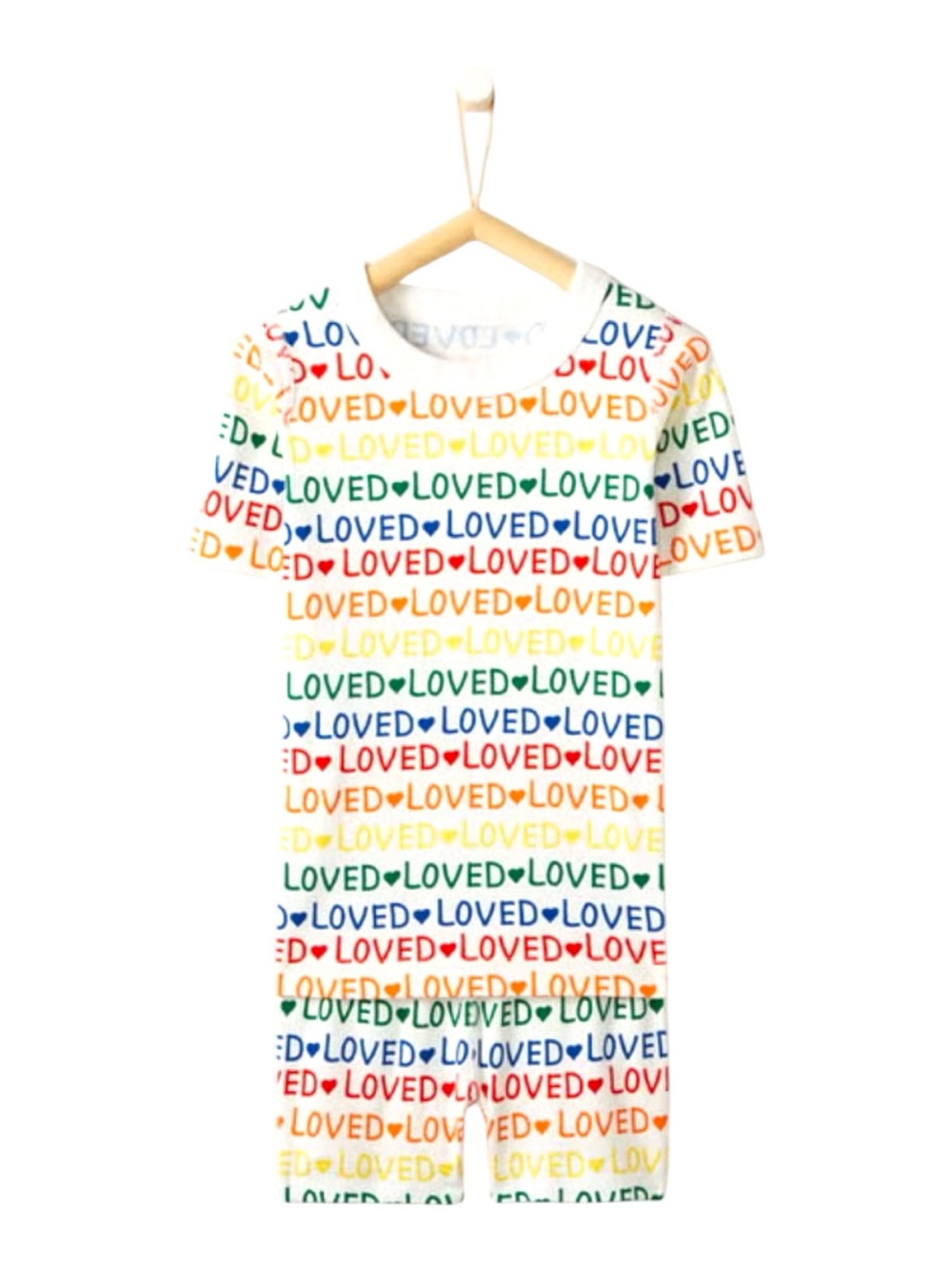 Hanna Andersson Loved Print Short John Pajamas | 150